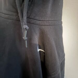 Nike Black Hoodie with Drawstrings